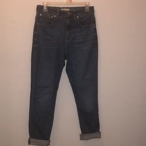 Madewell High-Rise Slim Boyjean